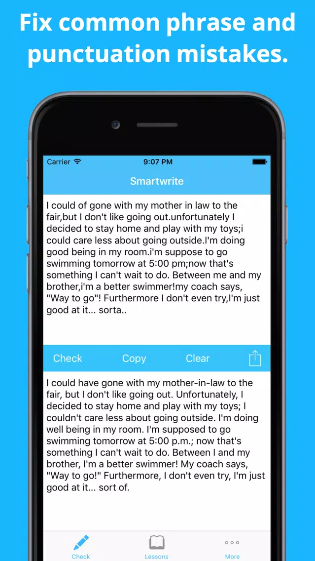 Скриншоты Smartwrite English Grammar ESL