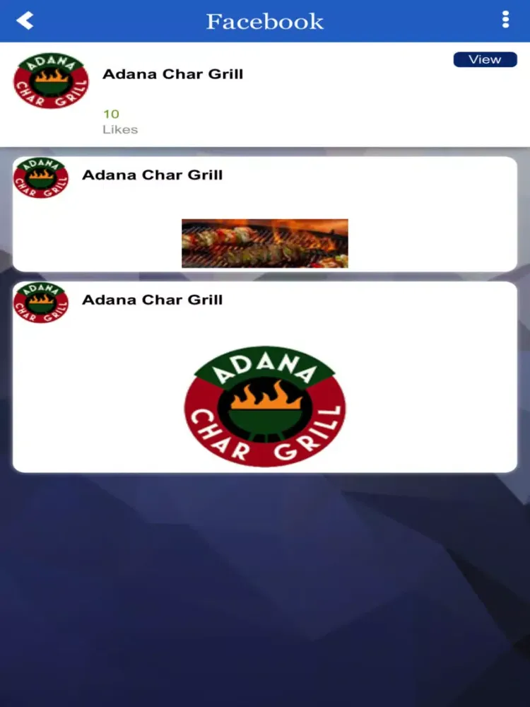 Ảnh chụp màn hình của Adana Limerick iPad 