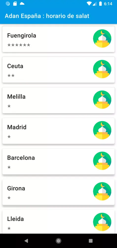 Adan España - horario de salat Screenshots