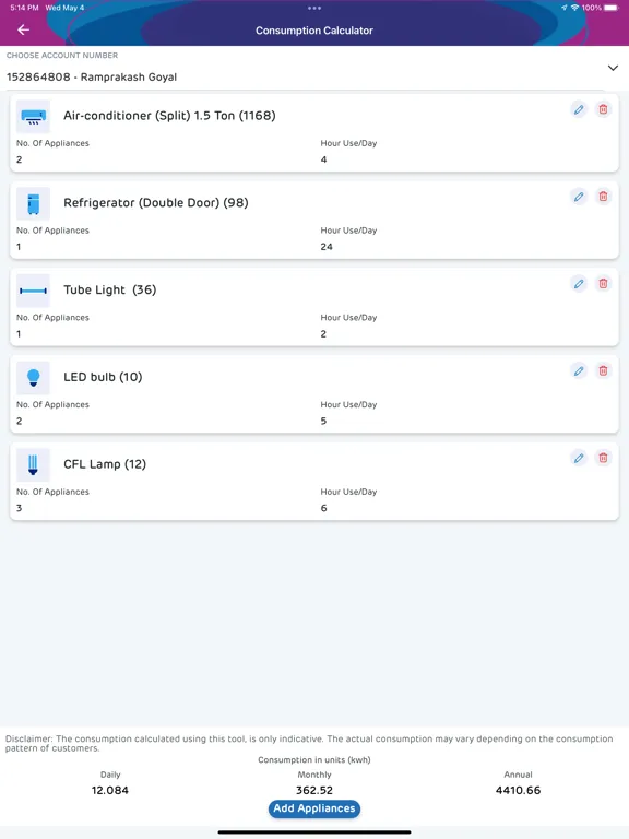 Adani Electricity iPad  Ekran Görüntüleri