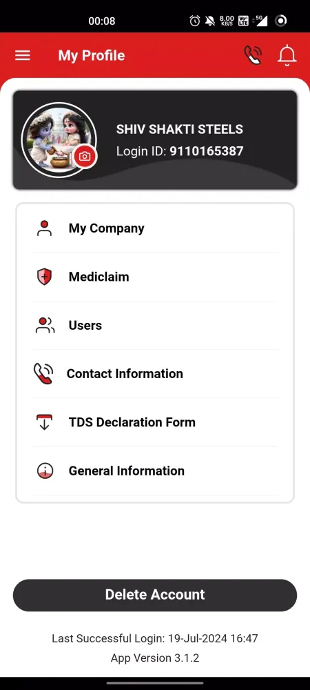 Capturas de pantalla de Adani Cement Connect
