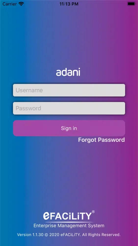 Adani-eFACiLiTY FM App Screenshots