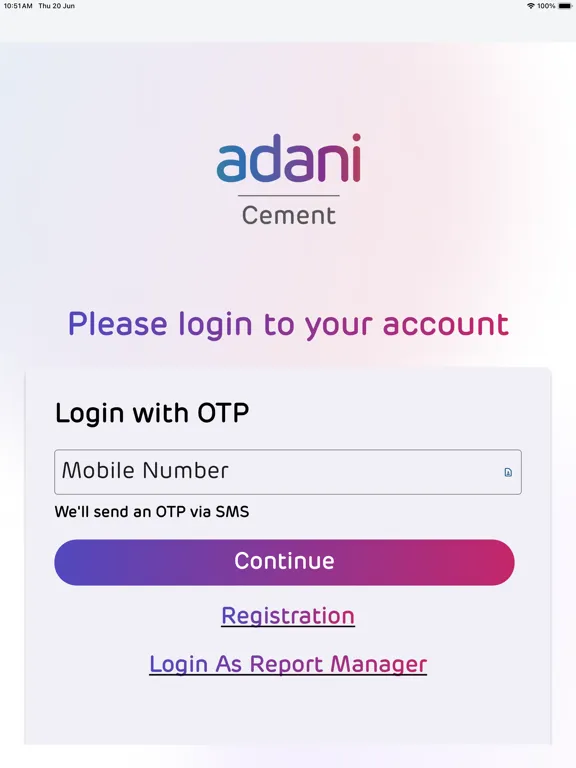 Field Force Assessment - Adani iPad  स्क्रीनशॉट