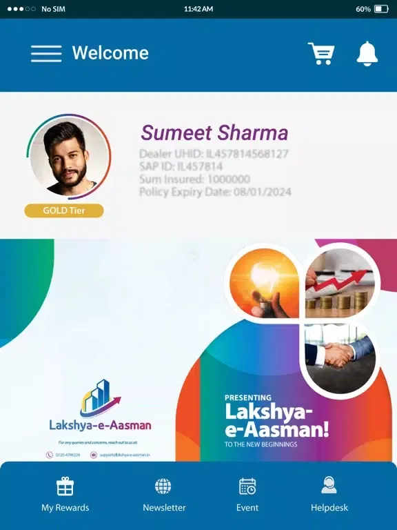 Ảnh chụp màn hình của Lakshya-E-Aasman iPad 