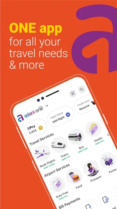 Tangkapan layar Adani One: Travel Shop Rewards