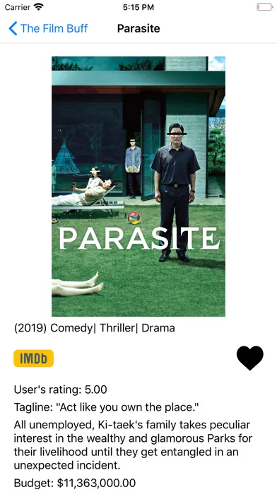 Zrzuty ekranu The Film Buff