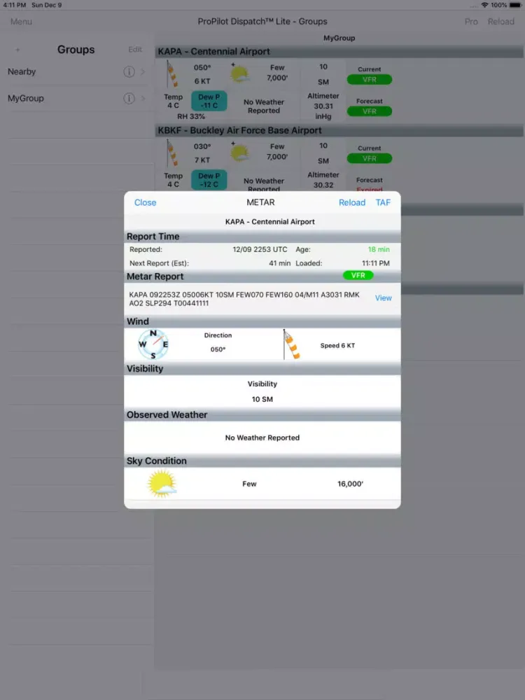 تصاویر ProPilot Dispatch Lite iPad 