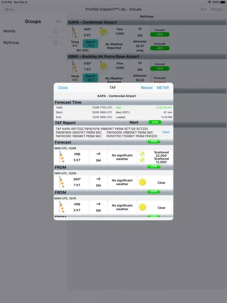 تصاویر ProPilot Dispatch Lite iPad 