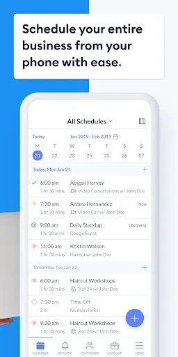 Setmore appointment scheduling Screenshots