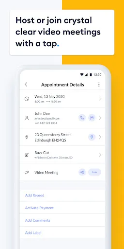 Setmore appointment scheduling Screenshots