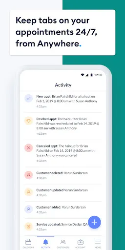 Setmore appointment scheduling Screenshots
