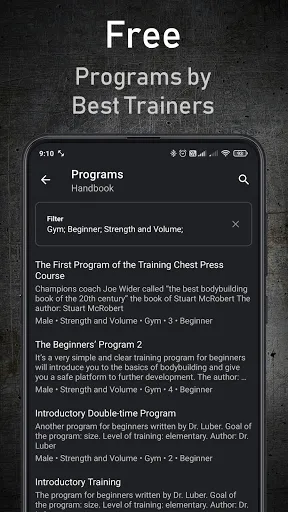 Capturas de tela do GymUp PRO - workout notebook