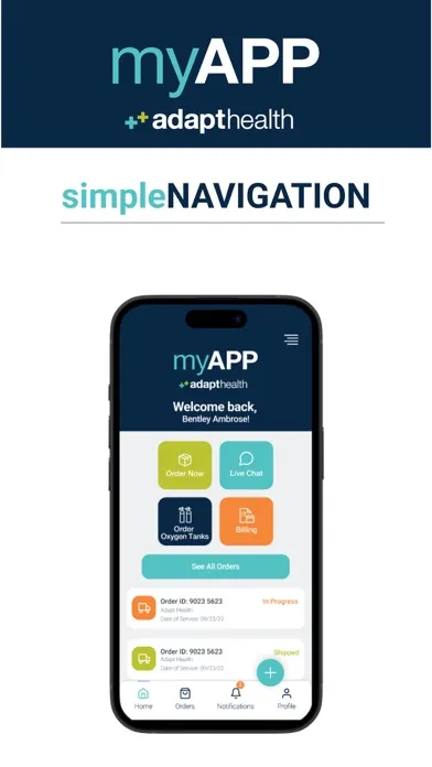 myAPP by Adapthealth Ekran Görüntüleri