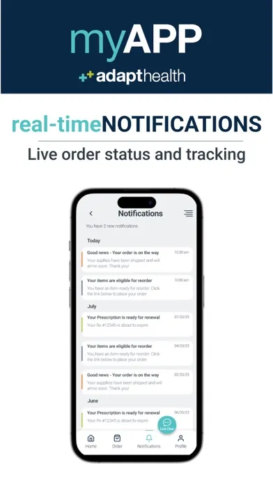 myAPP by Adapthealth Ekran Görüntüleri