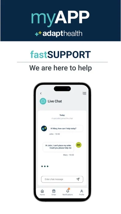 myAPP by Adapthealth Ekran Görüntüleri