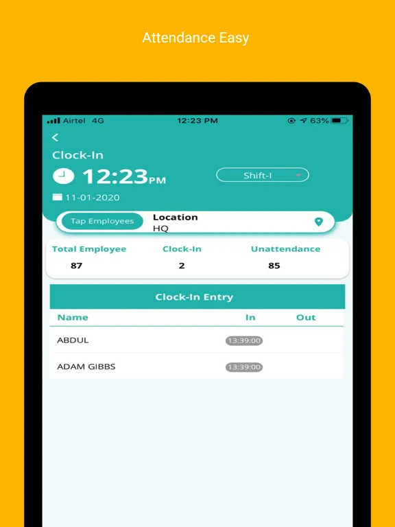 Capturas de pantalla de Adaptive Pay Admin iPad 