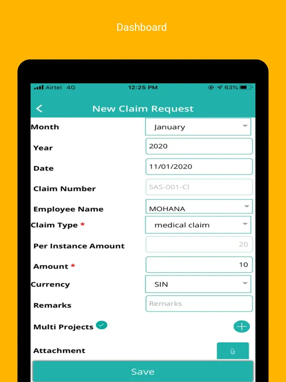 Capturas de pantalla de Adaptive Pay Admin iPad 