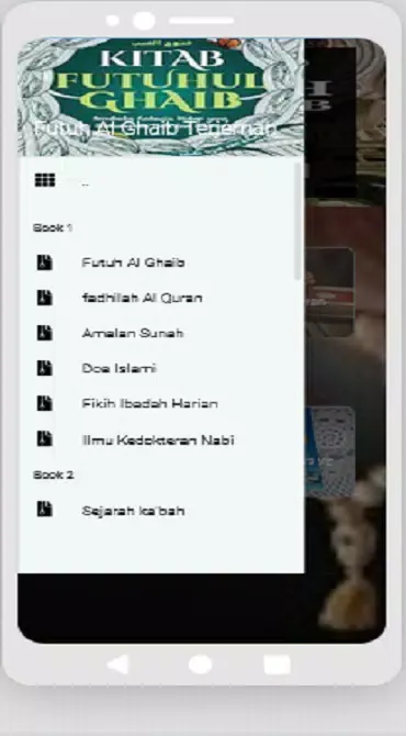 Tangkapan layar Futuh Al-Ghaib Terjemah