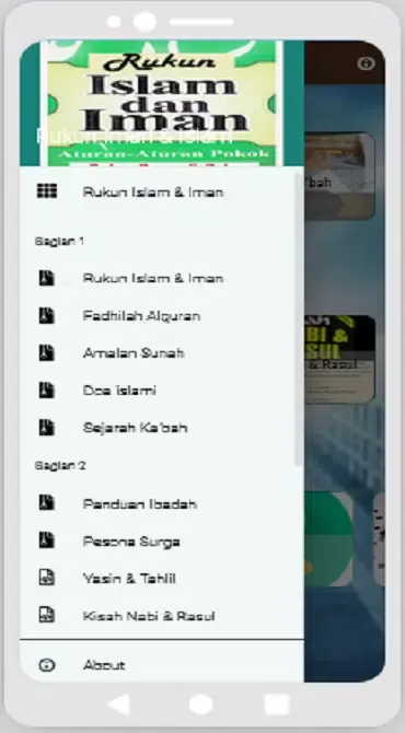 Screenshot di Rukun Islam & Iman