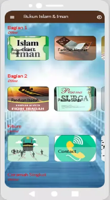Screenshot di Rukun Islam & Iman