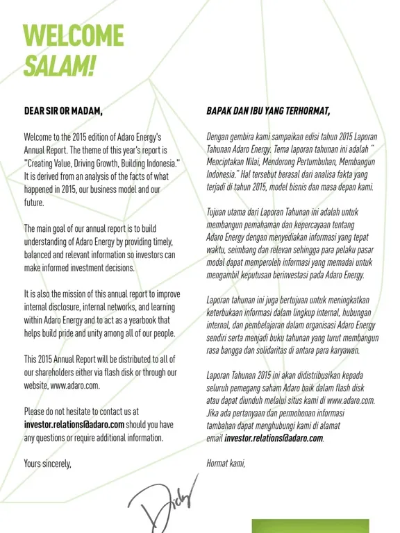 Скриншоты Adaro Energy Annual Reports iPad 