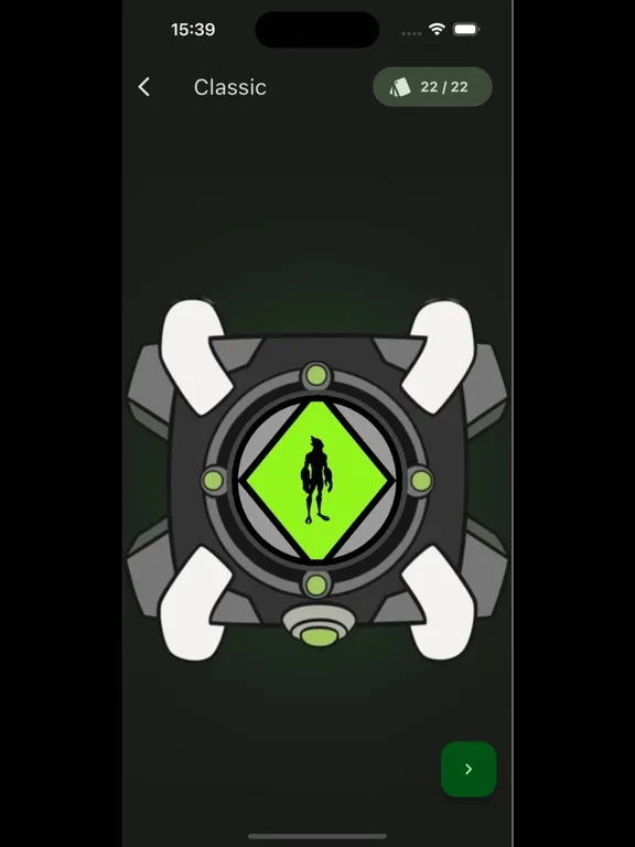 Capturas de pantalla de Omnitrix Wiki iPad 