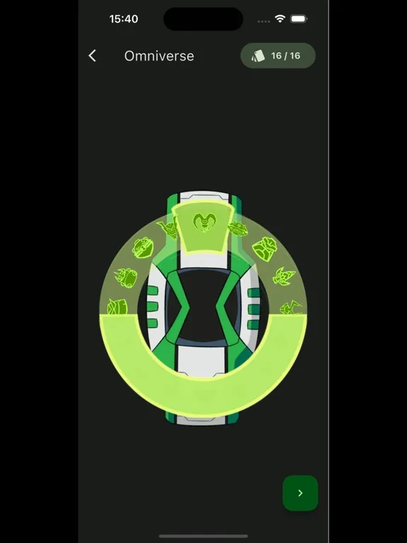 Capturas de pantalla de Omnitrix Wiki iPad 