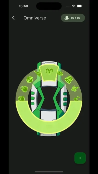 Capturas de pantalla de Omnitrix Wiki