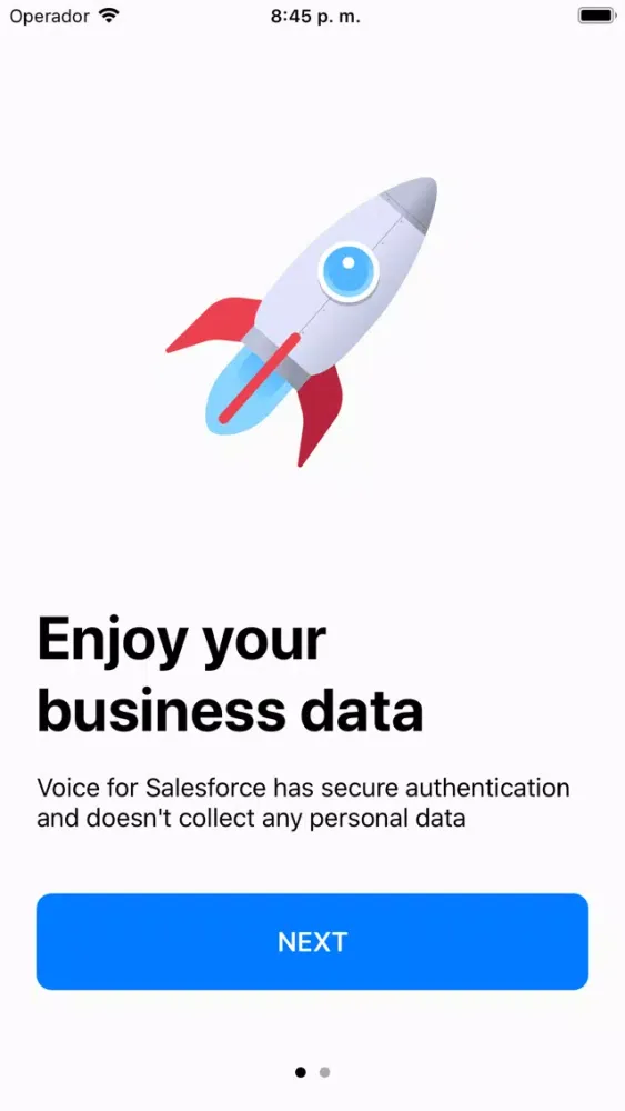 Скриншоты Voice for Salesforce