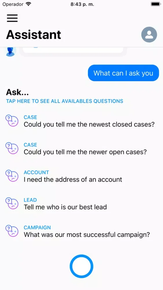 Скриншоты Voice for Salesforce