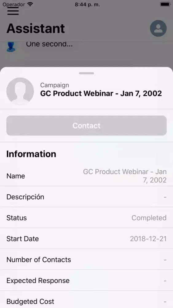 Скриншоты Voice for Salesforce