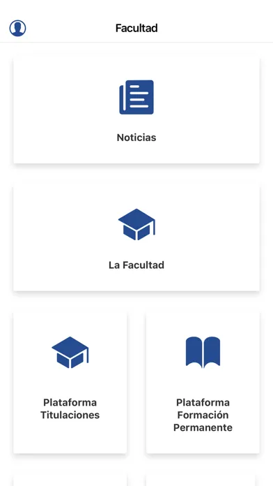 Capturas de tela do Facultad Padre Ossó
