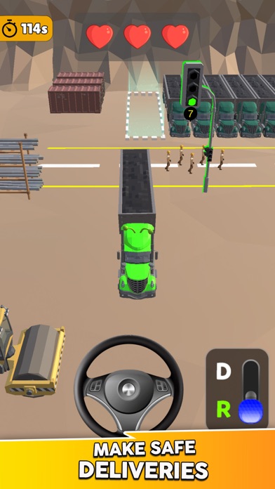 Capturas de tela do Cargo Parking