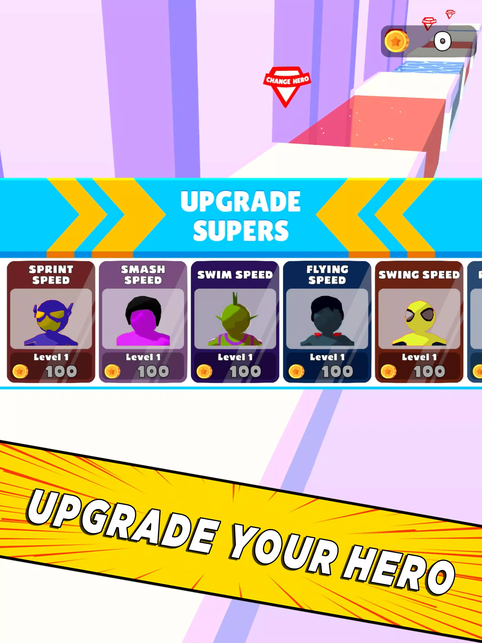Superhero Race! Screenshots