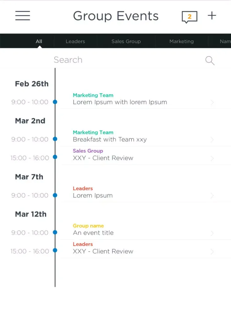 Minutes Away Social iPad  Screenshots