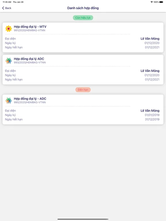 ADC AGROTECH iPad  Screenshots