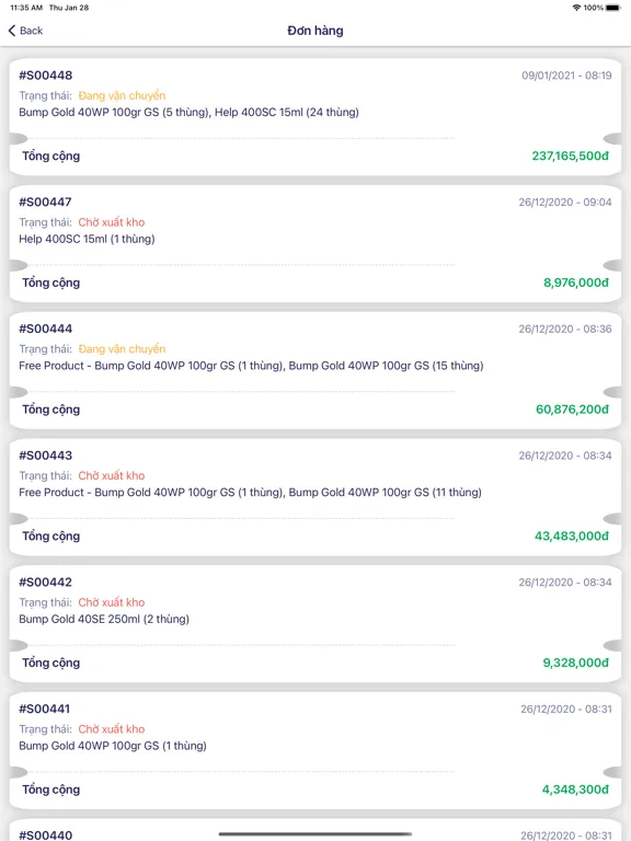 ADC AGROTECH iPad  Screenshots