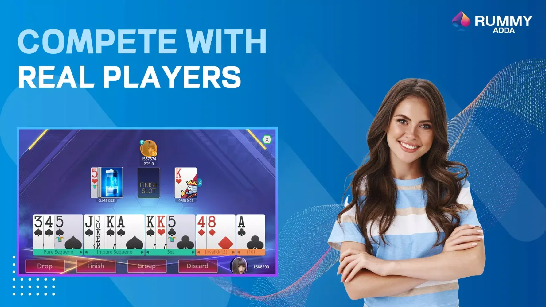 Capturas de pantalla de Rummy Adda - Indian Rummy