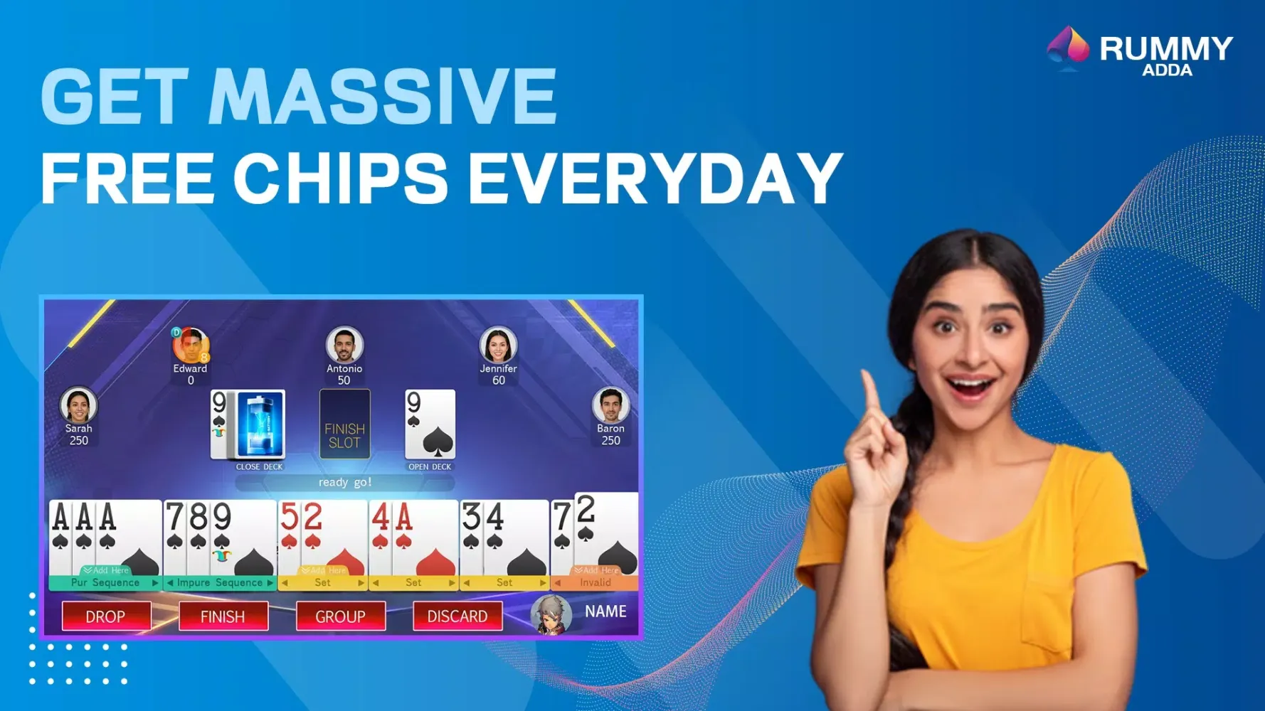 Capturas de pantalla de Rummy Adda - Indian Rummy