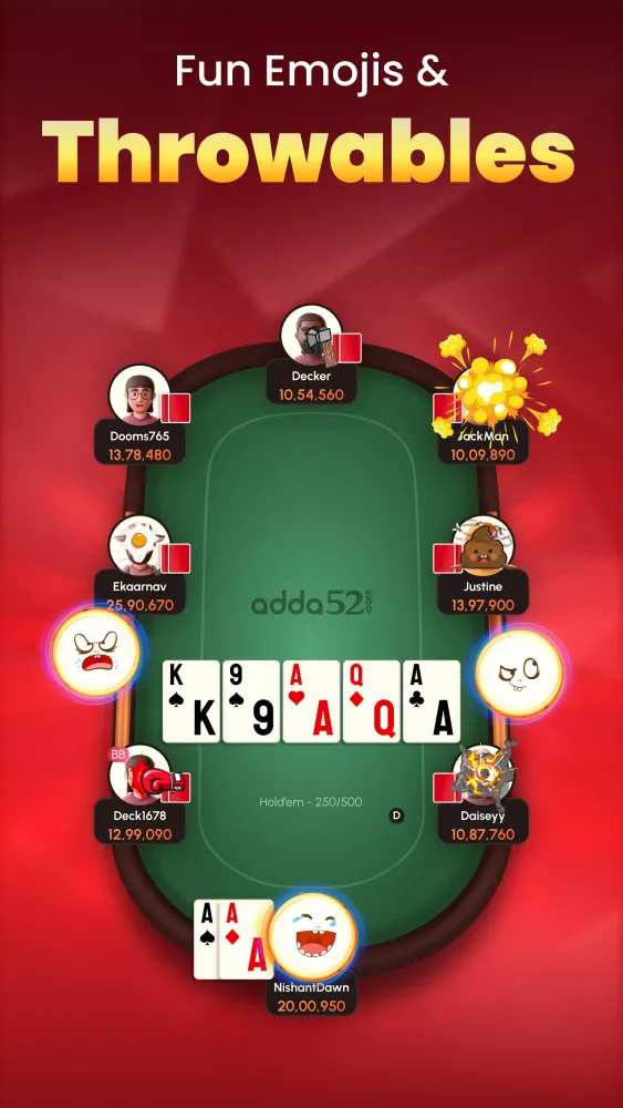 Adda52 Online Poker App स्क्रीनशॉट