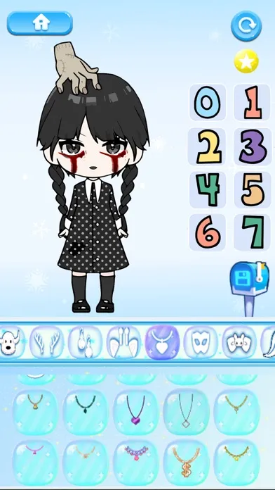 Dressup Manga & Anime Addams 스크린샷