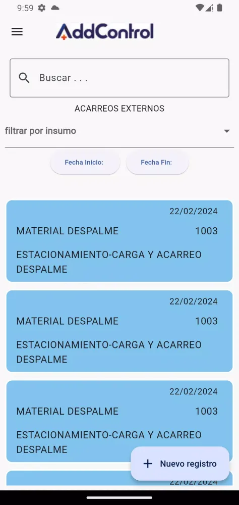 AddControl ERP Screenshots