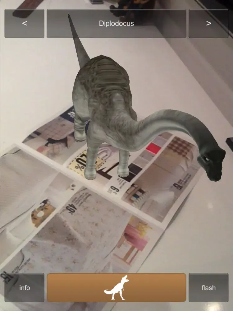 AR Dino Roar iPad 应用截图