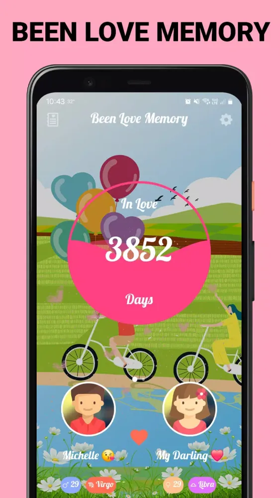 Tangkapan layar Been Love Memory -Love Counter