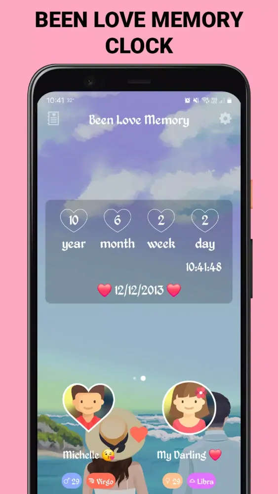 Tangkapan layar Been Love Memory -Love Counter