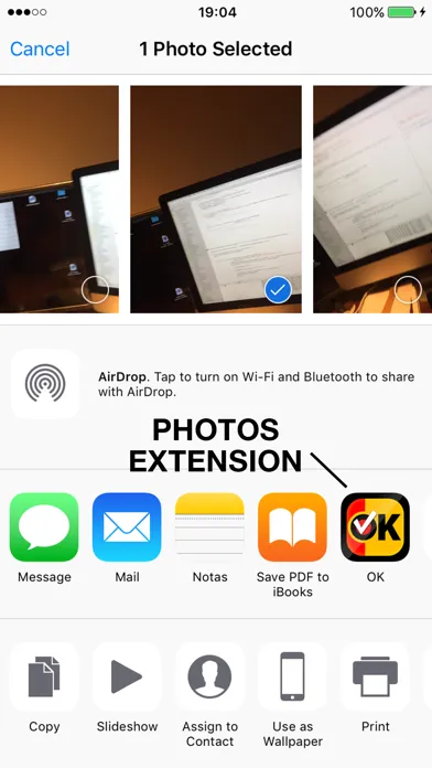 OK for iCloud - Transfer images & videos - iPhone version Screenshots