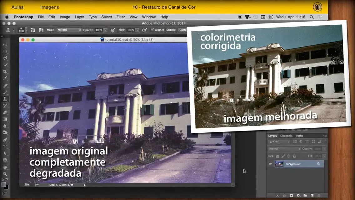 Скриншоты Restauro de Imagens para Photoshop
