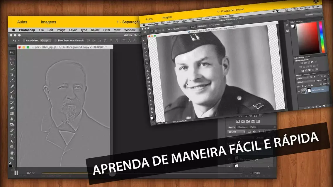 Скриншоты Restauro de Imagens para Photoshop