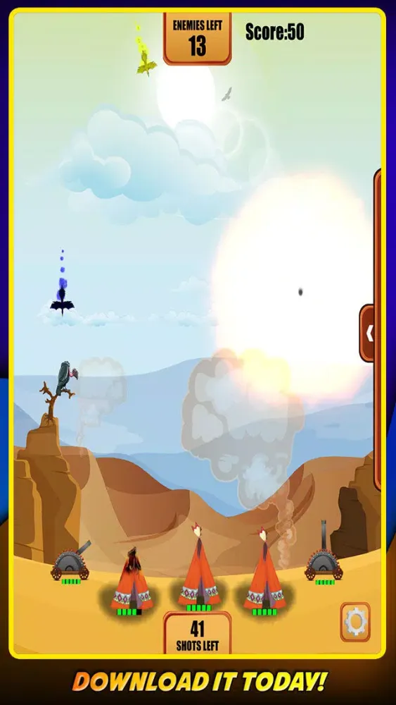 Tangkapan skrin Despicable Birds - Bird Defense Game