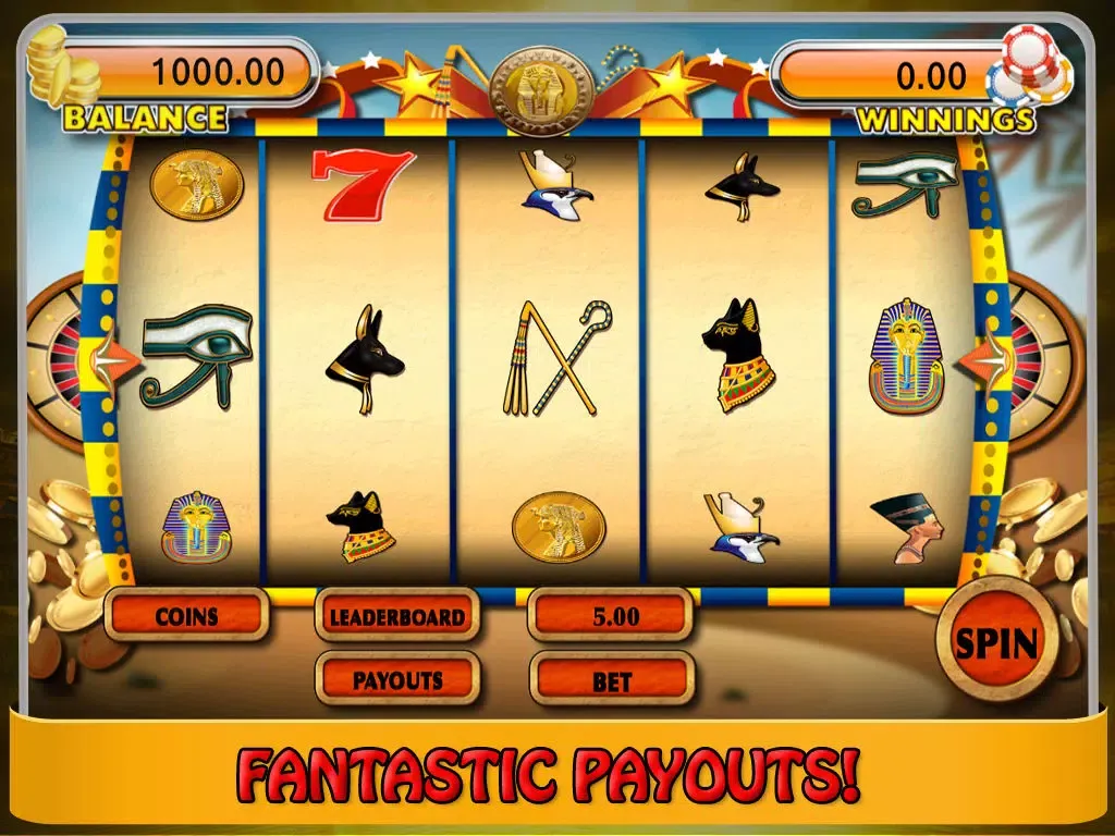Screenshot di Slots: Double Down Egyptian Slot Machine iPad 